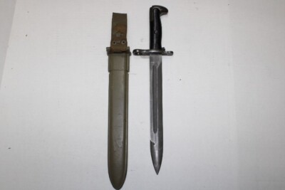 WW2 USGI Military M1 Garand Bayonet Springfield Rifle Knife with