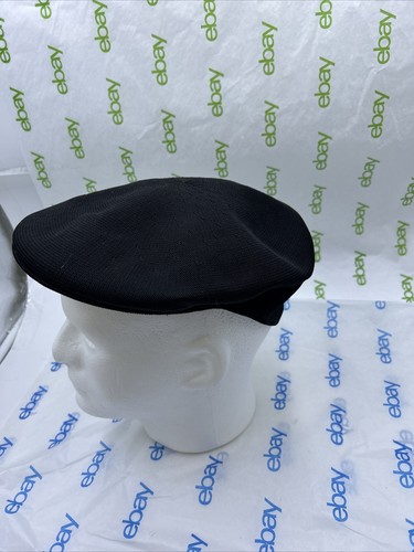 KANGOL BAMBOO Black Hat size Medium - Picture 2 of 5