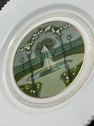 Jugendstil Porzellan Teller Nymphenburg Rosengärtlein Rudolf Sieck Selten - Bild 6 von 10