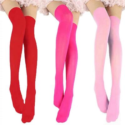 Stockings for women flash color pink red purple in nylon / sexy nylon stockings