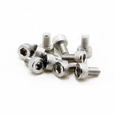 M3 x 5mm, Socket Head Cap Screws, A2 304 18-8, Stainless Steel