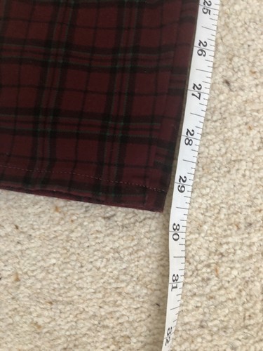NWOT Uniqlo Red Checker Pattern Trousers Size Small - Picture 7 of 12