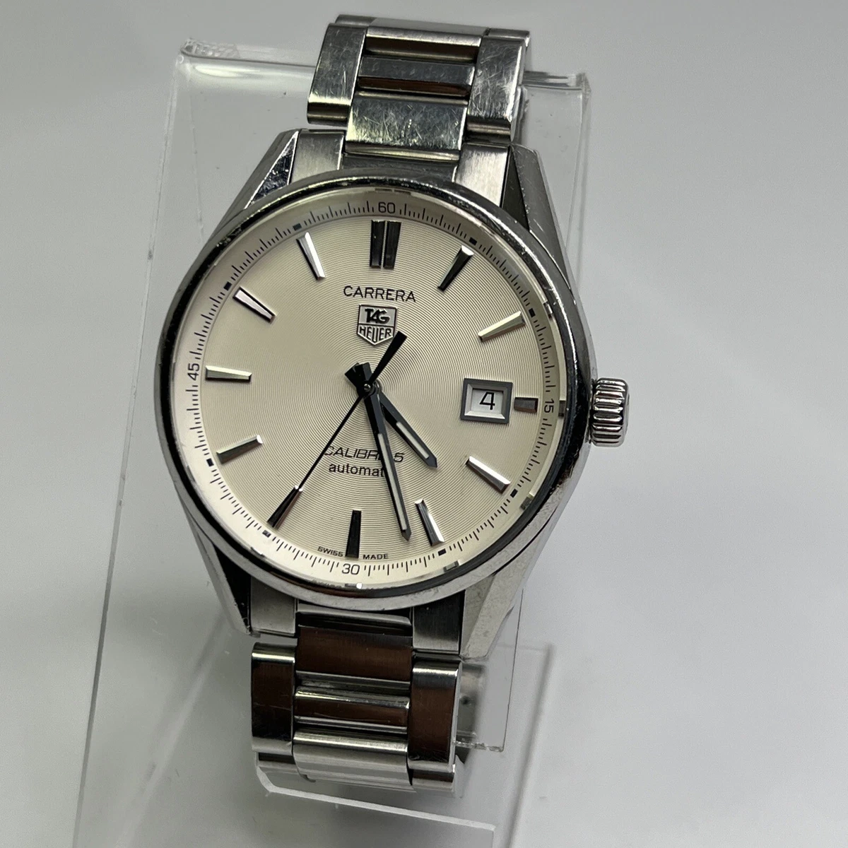 tag heuer carrera calibre 5 grey