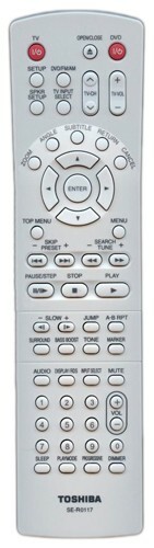 Genuine Toshiba SE-R0117 DVD Home Cinema Remote For SD-63HK SD-63HKTA SD63HK