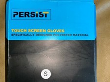 Persist Touch Screen Gloves, Polyester Material, Size Small