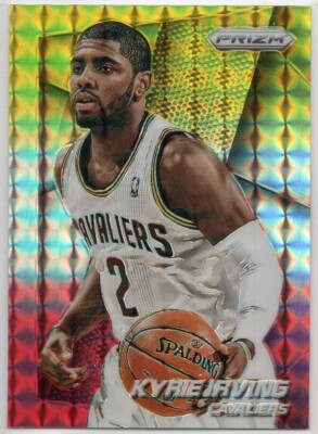 2014-15 Prizm Basketball Yellow and Red Mosaic Cards U-Pick from Drop Down List