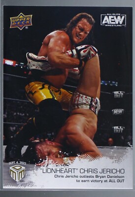 #21 Base All Out Lionheart Chris Jericho Bryan Danielson AEW MDM Karte ETRANSFER