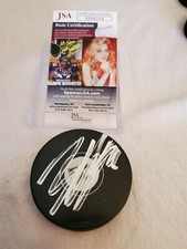 ZAYDE WISDOM signed FLYERS puck JSA COA