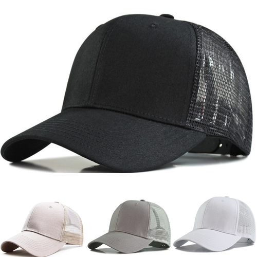 LANGZHEN Unisex Classic Trucker Cap - Adjustable Mesh Back Baseball Hat For Men & Women, Dark Grey, Large - View #3
