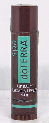 doTERRA Spa Lip Balm Herbal 0.15 oz 4.5 g New Sealed Expiration 02/08/2026