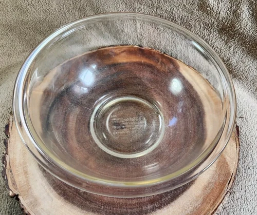 VINTAGE PYREX 325 Clear Glass 2.5 Qt Mixing Bowl USA Made 2.5L