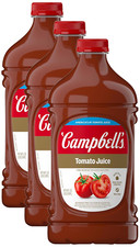 Campbell  S 100 Tomato Juice, 64 Fl Oz Bottle Pack of 3 