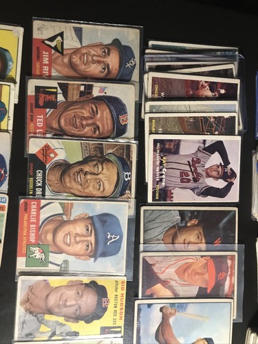 1950s + Topps Vintage Baseball Card Lot (260) Bench Brock Carew Yastrzemski RC - Bild 8 von 14