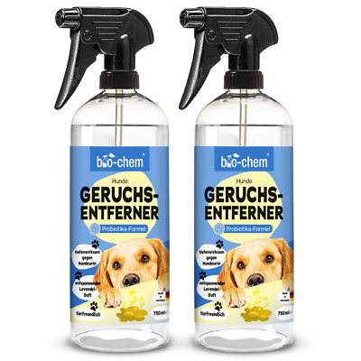 bio-chem Hunde Geruchsentferner 2x 750 ml Enzymreiniger Geruchsneutralisierer
