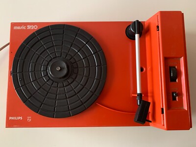 PLATINE VINYLE PHILIPS Vintage Placage Bois Alu EUR 85,00 - FR