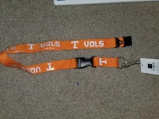NCAA UT Tennessee Volunteers Orange Breakaway Lanyard Keychain NWT Free Ship