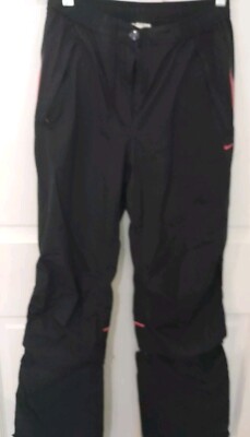 NikeGolf Fit Stream Size Medium Womens Zipped & Snapped Black With Pink