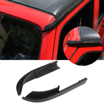 Rain Diverter Guard Slot Gutter Extender For Jeep Wrangler JK JKU parts