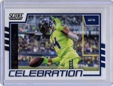 Seattle Seahawks DK Metcalf 2022 Panini Score CELEBRATION Football Card