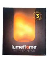Lumeflame Decorative Flame-Like Lightbulb - 3 Lighting Modes, Indoor/Outdoor Use