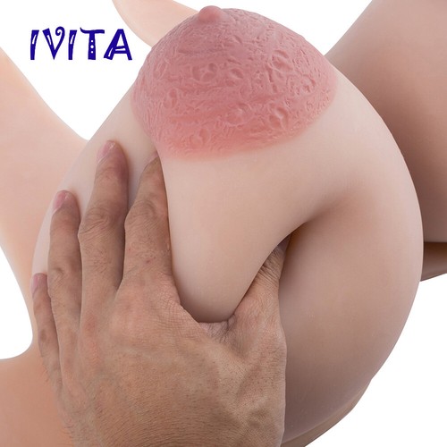 G Cup Realistic Breast Forms Big Areola Silicone Fake Boobs For Drag Queen 8XL - Picture 10 of 11