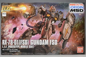Hg Mobile Suit Gundam The Origin Msd Gundam Fsd 1 144 Scale Jpn Ebay
