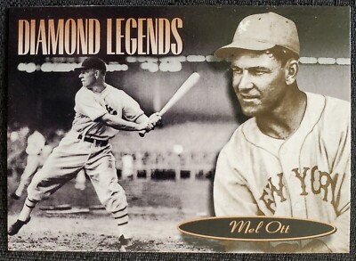 1994 Mel Ott New York Giants Upper Deck Diamond Legends HOF MLB Card #171