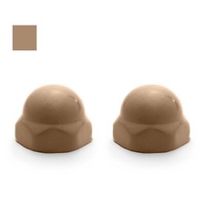 Kohler Replacement Ceramic Toilet Bolt Caps - MEXICAN SAND