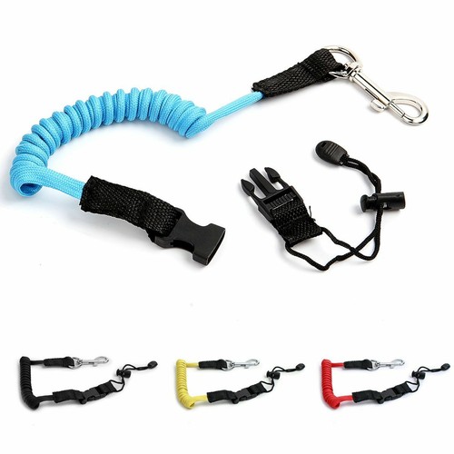 Kajak Kanu Elastisch Paddel Leine Sicherheit Angelrute Lanyard Zubehör Seil NEU - Bild 2 von 16