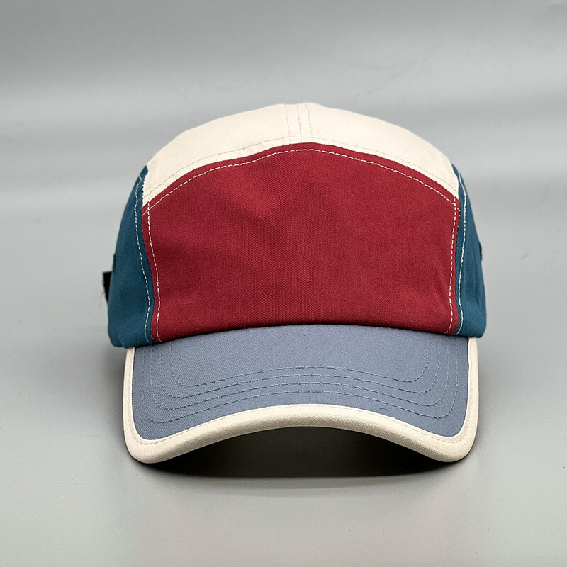【Marithe】CLASSIC LOGO 6PANEL COLOR BLOCK CAP ☆大人気☆ CLASSIC LOGO 6PANEL COLOR BLOCK CAP beige - MARITHE FRANCOIS