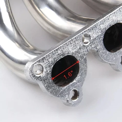 For 1988-2000 Honda Civic D15 D16 D-Series Stainless 4-2-1 Header 2 Piece Set - Picture 5 of 7