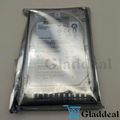 New 870757-B21 HP 870794-001 2.5" 600GB 12Gb/s SAS 15K SFF SC HDD Hard Drive - Picture 4 of 6