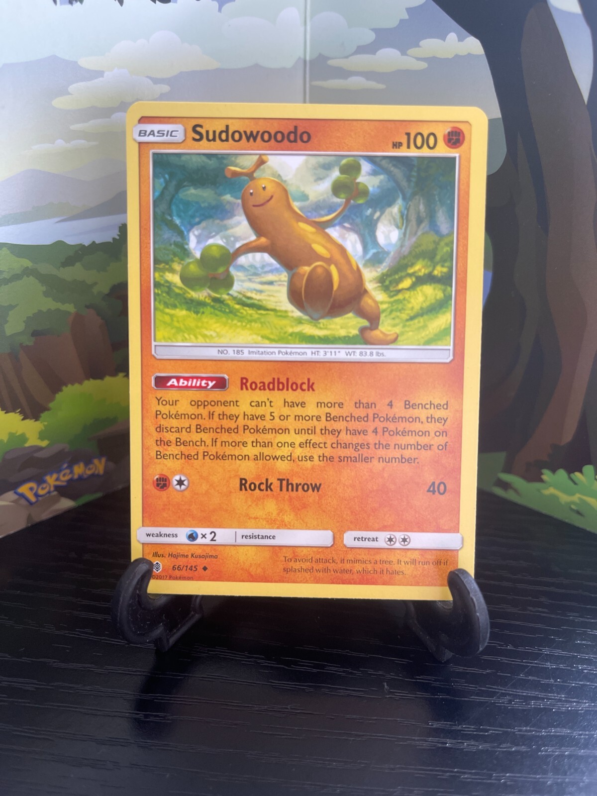 Sudowoodo 66/145 - Guardians Rising - Uncommon - Pokemon Card TCG - LP