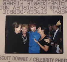 1990 Carrie Fisher Debbie Reynolds Shirley MacLaine Photo Transparency Slide