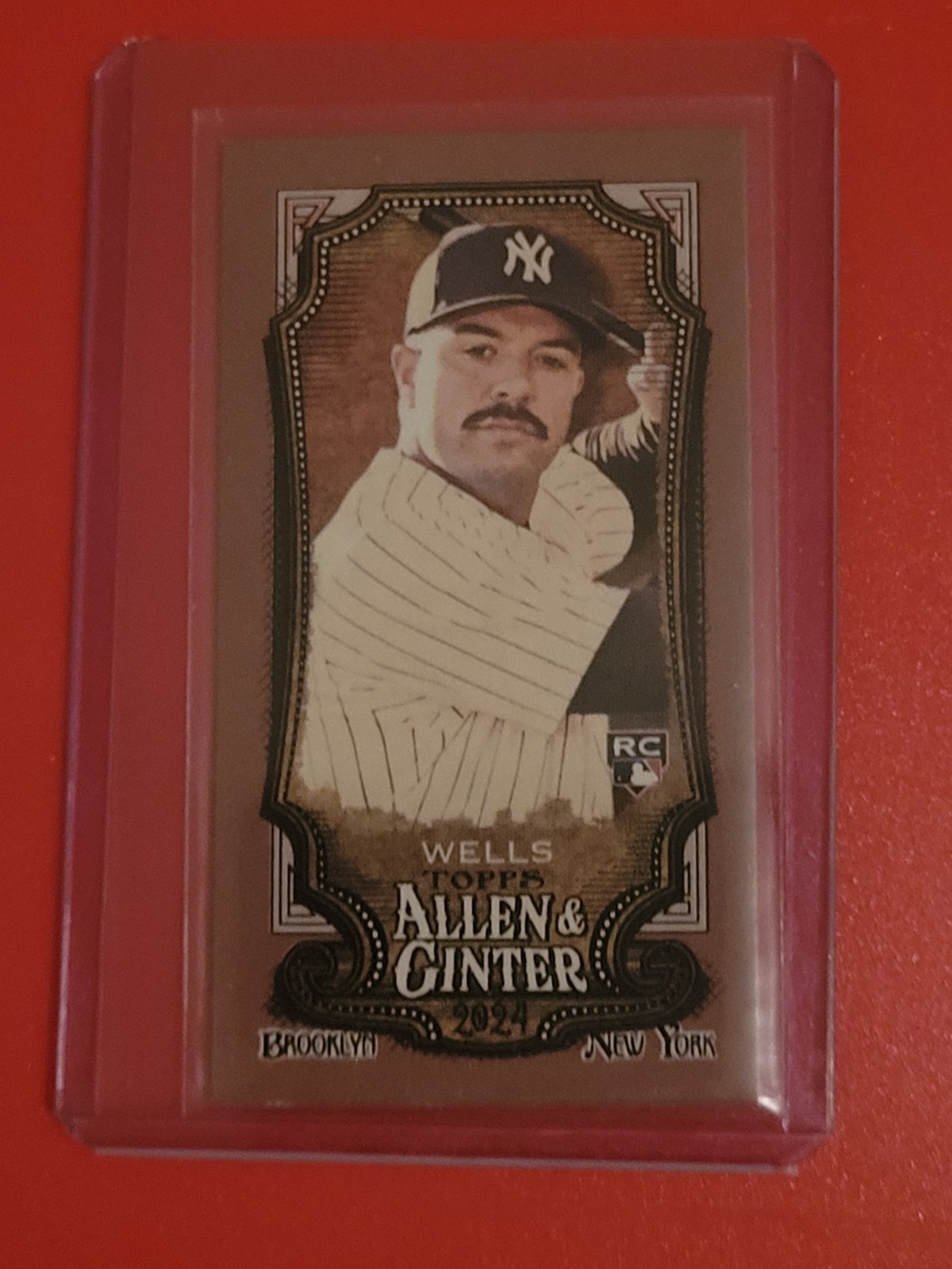 2024 Topps Allen & Ginter Austin Wells #53 Mini Gold Border (RC)