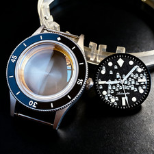 Sapphire Glass 50-Fathoms NH35/ PT5000/Miyota 8215 Watch Case With Luminous Dial