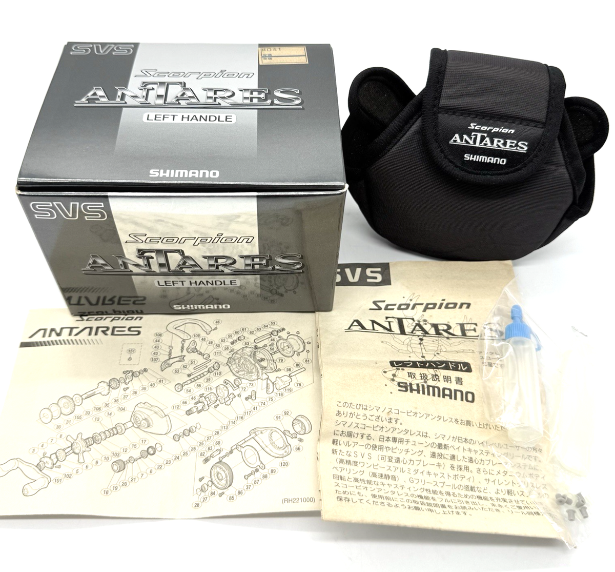 Shimano Scorpion ANTARES Left Handed Baitcasting Reel w/Box JAPAN
