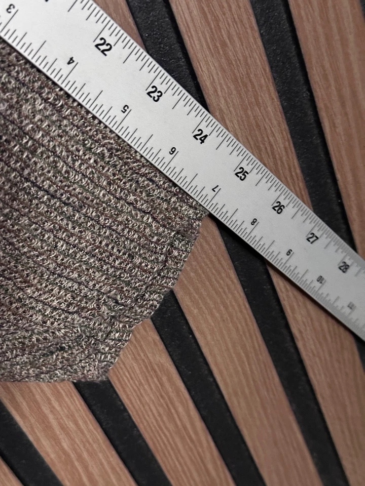 Vestido FLAX XL para mujer gris manga larga túnica 100 % lino tejido Foto 4 de 4