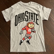 Ohio State Buckeyes Brutus Football Goodie Two Sleeves Tshirt Adult Sz S
