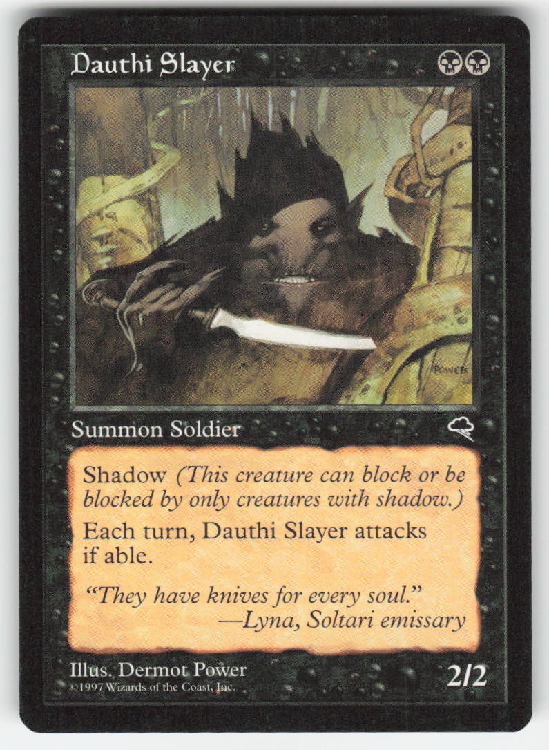 1997 Dauthi Slayer Tempest 126 MTG