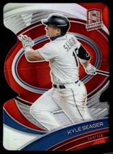 Kyle Seager 2021 Panini Spectra Neon Orange Die Cut 05/15 Seattle Mariners