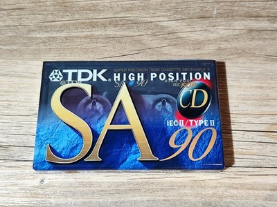 TDK SA 90 High Position IEC II / TYPE II MC Leerkassette - original versiegelt