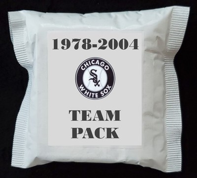 CHICAGO WHITE SOX PACK 1978-2004 Inserts Parallels Stars RCs & Prospects  L K!