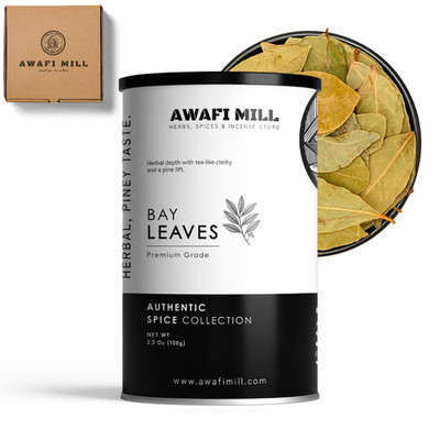 AWAFI MILL Dried Bay Leaf - Tej Patta - Akupatri - Cinnamomum Tamala - 100 g