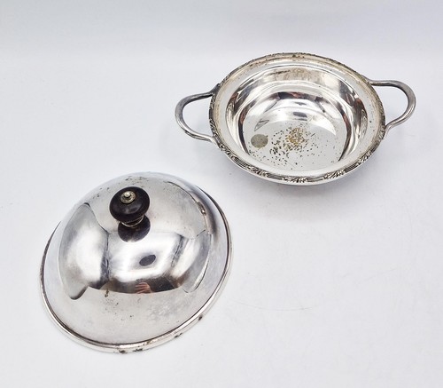 ANTIQUE ASPREY & CO SILVER PLATED COVERED DISH c1910 - Picture 4 of 7