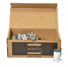 Hubbell Raco 1" Couplings 25 Pack Set Screw For Steel EMT 2024 Zinc Plated