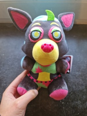 Five Nights At Freddy's Funko Blacklight Roxy Plush Fnaf Roxanne Wolf