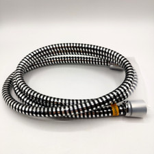 Delta 59  Shower Hose Chrome  Black Vinyl Flexible Replacement Handheld NEW