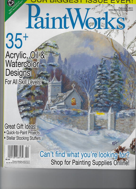PaintWorks Magazine February 2011 35+ Designs for Acrylic, Oil & Watercolor