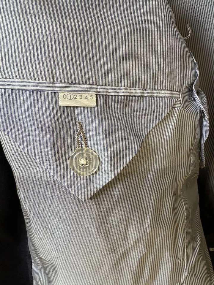 Conjunto de traje a rayas azul marino BAND OF OUTSIDERS talla 1 Foto 4 de 4